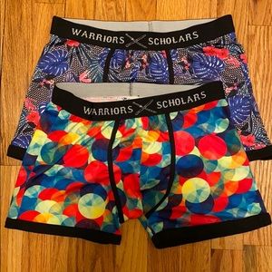Warriors Scholars Boxers 2 Pair